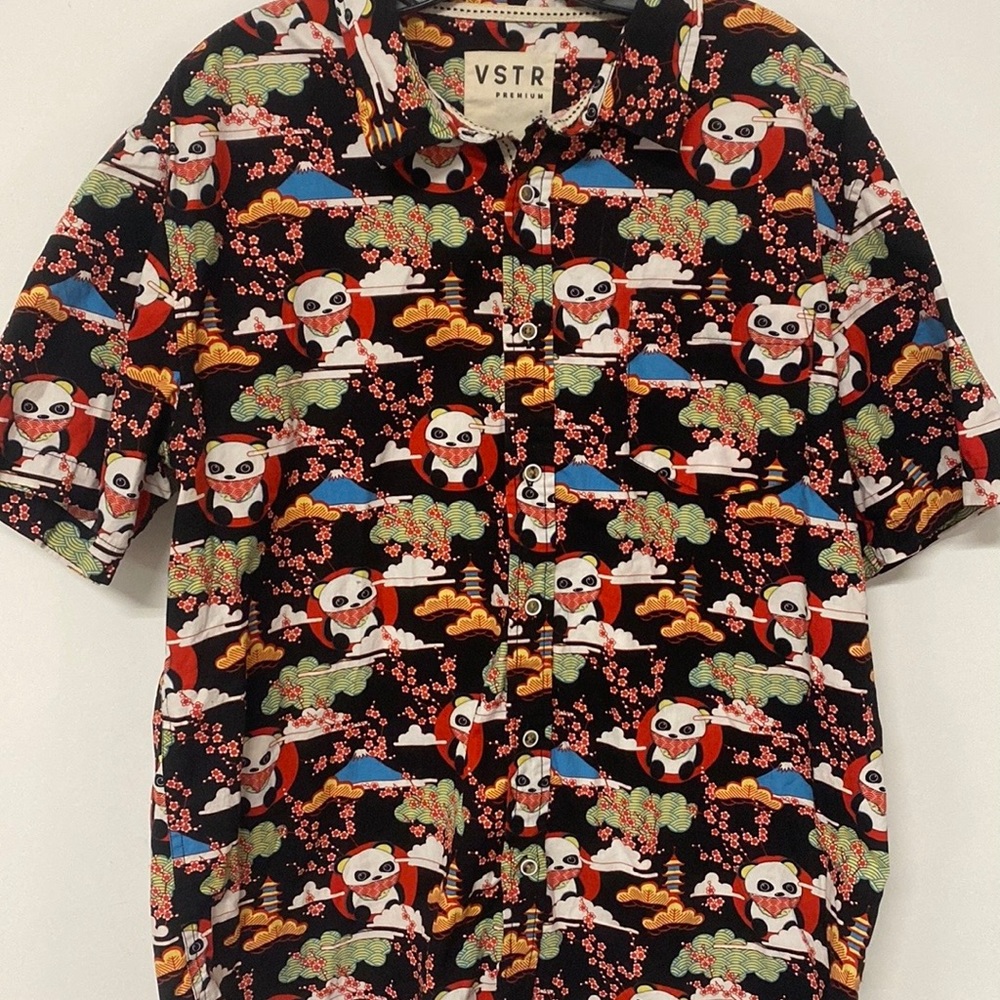 VSTR Premium Panda Button down Size XL “Modern Nomad’s Wardrobe” - 100% cotton